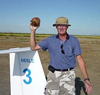 Lee Edling Holding the PASCO Egg